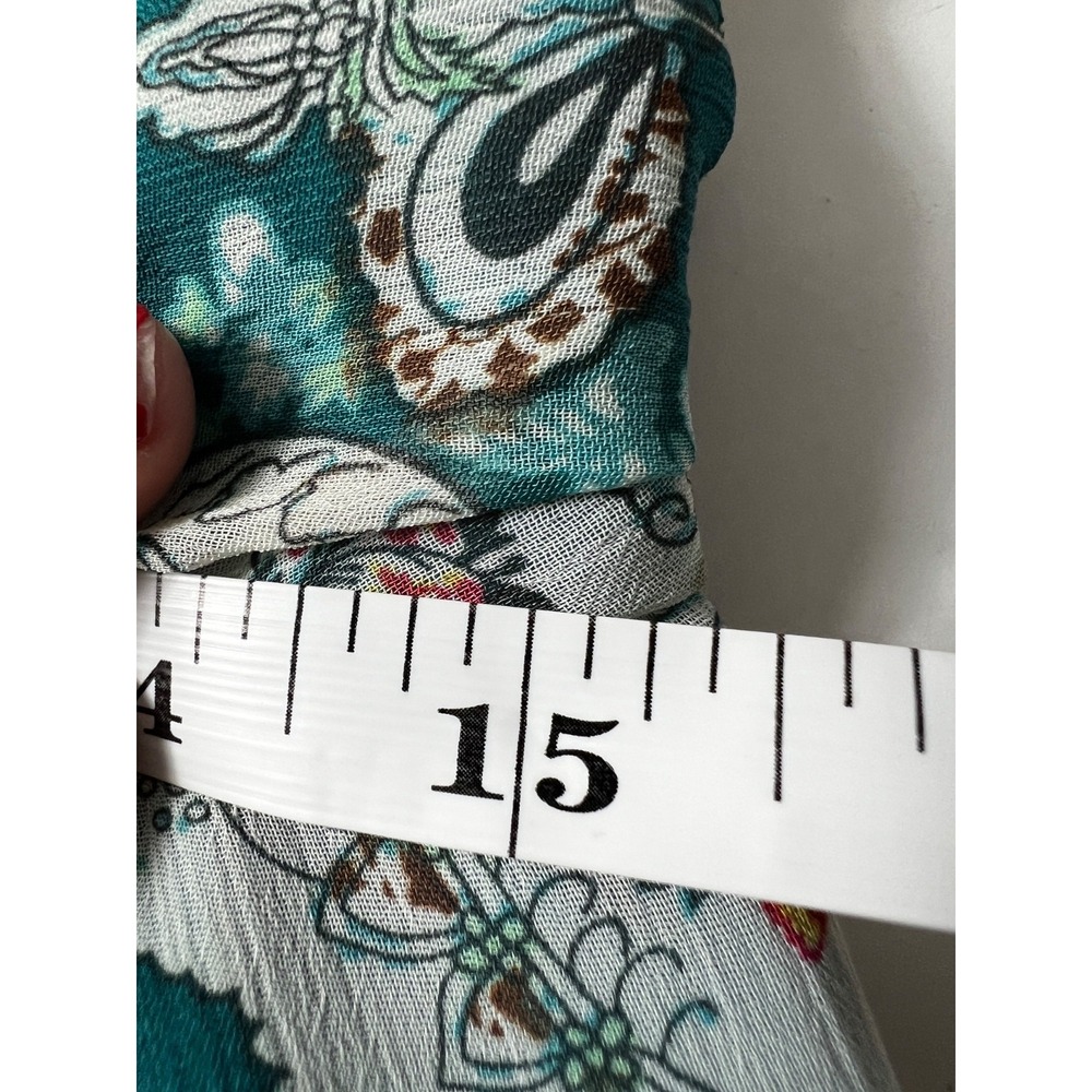 Flying Tomato‎ M Babydoll Dress Boho Printed Floral Tie Front - Picture 13 of 14